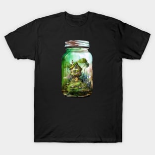 Fairy Forest House Jar T-Shirt